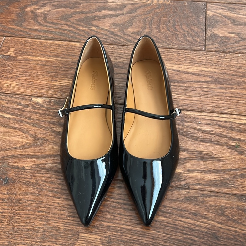 Madewell Women's Black Patent Leather Shoes